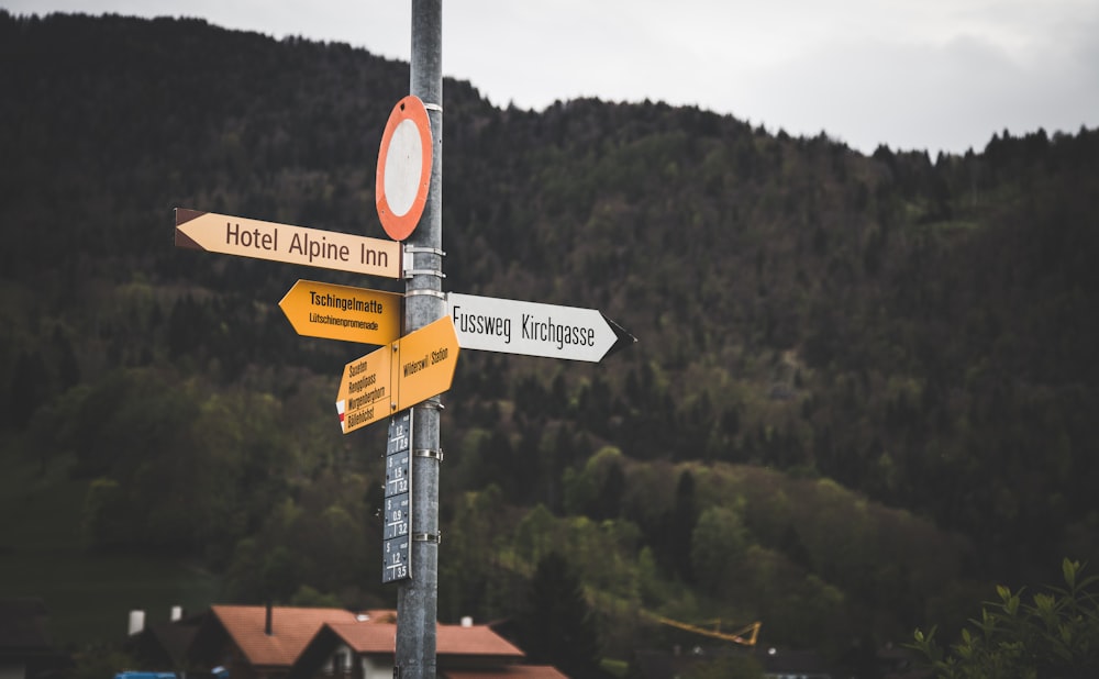 road signage