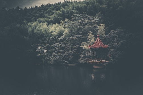 A serene image of a traditional eastern landscape symbolizing peace and connection.
