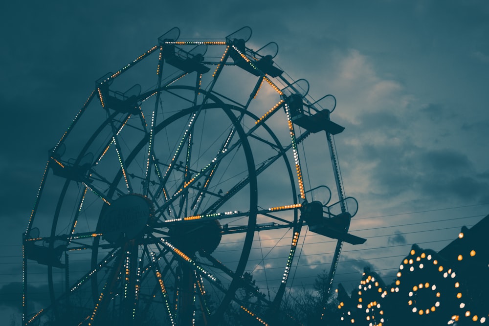 landscape photography of carousel