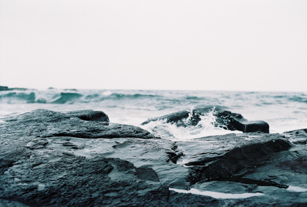 time lapse photography of body of water