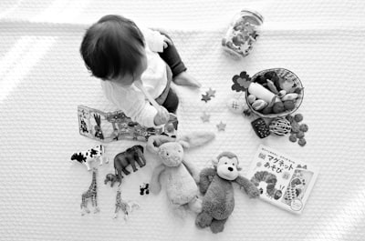 Black and white newborn