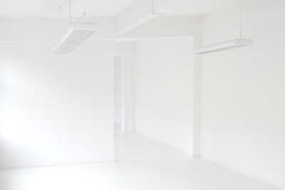 white concrete wall