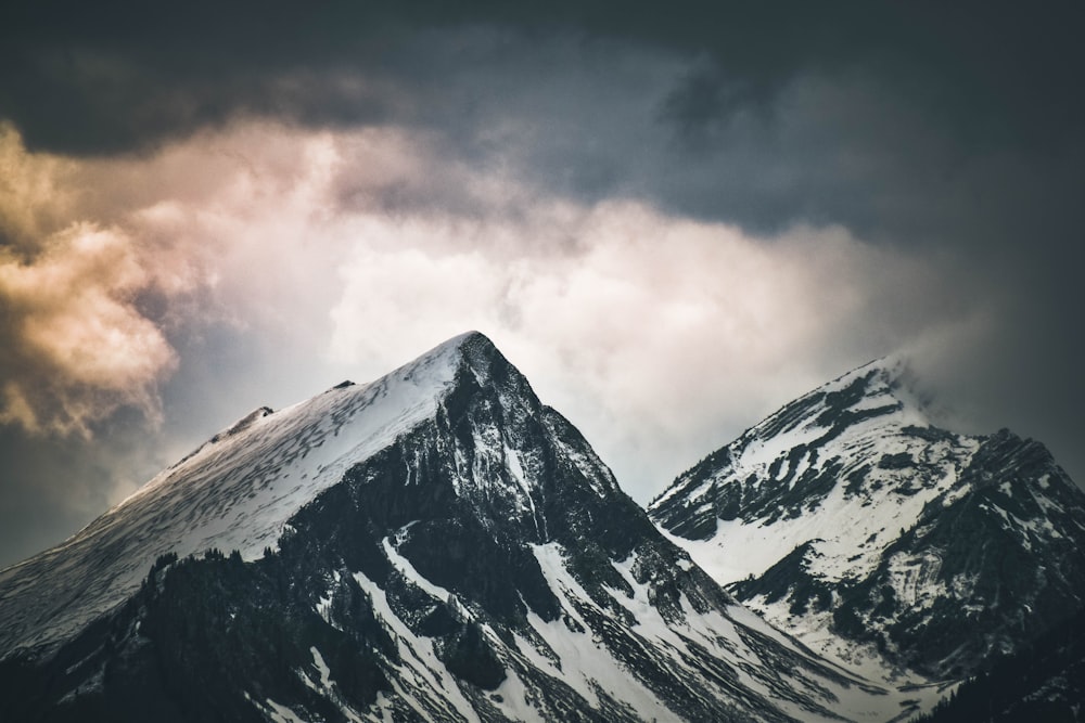 landscape photography of mountain