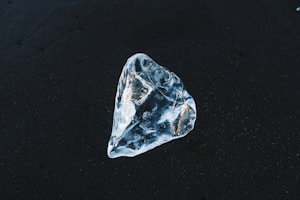 blue rock fragment