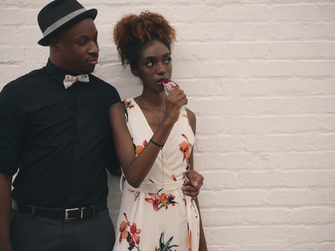 man and woman standing in front of white painted wall, ADHD