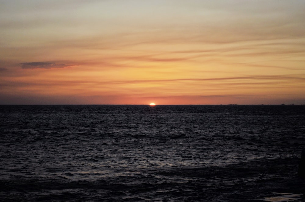 landscape photography of body of water