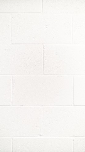 white brick wall planning