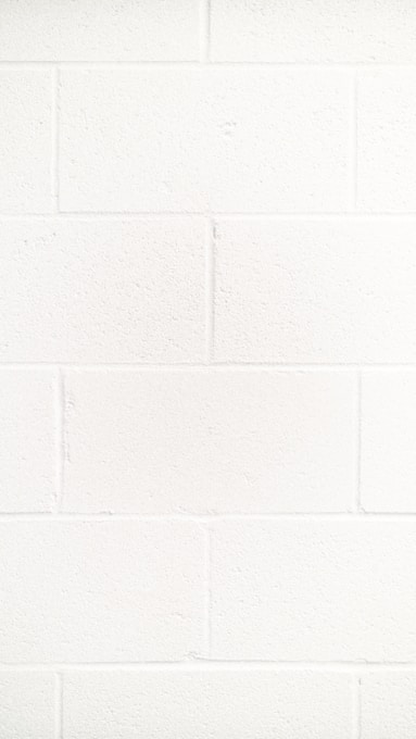 white brick wall planning
