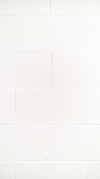 white brick wall planning