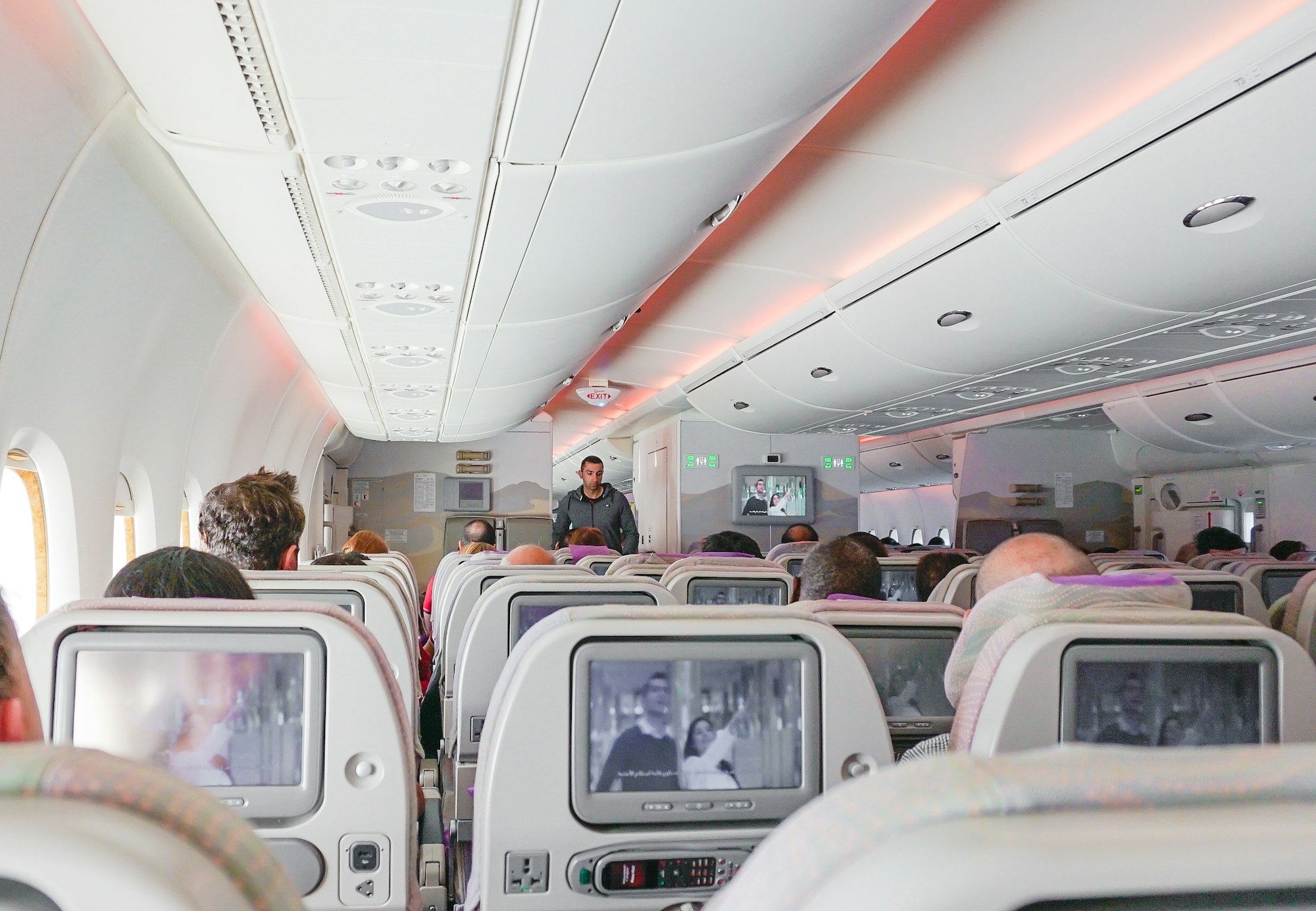 Emirates airline seating