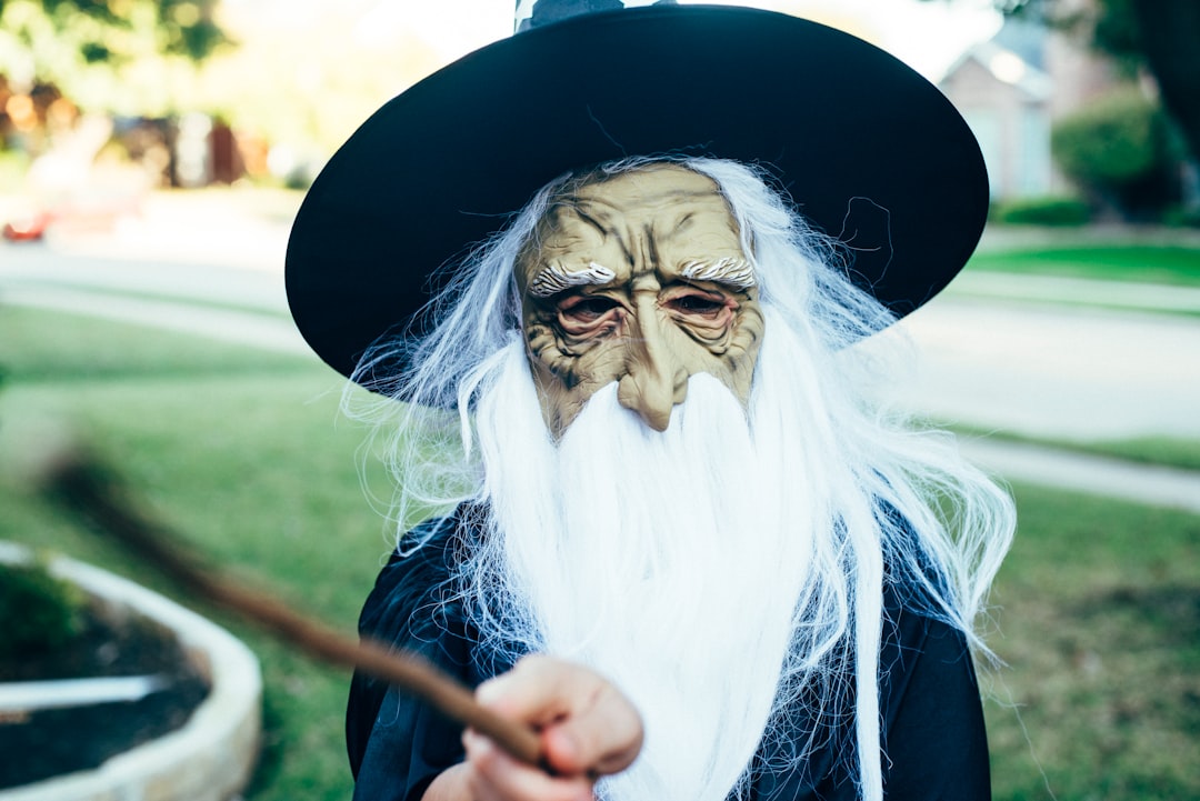 person wearing witch costume