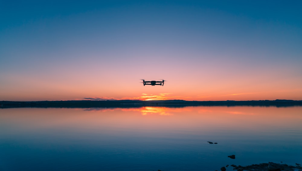 silhouette of pocket drone