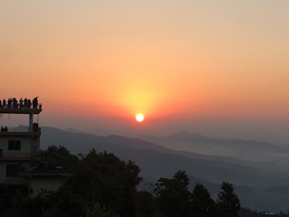 A scenic view of Mount Bromo at sunrise.
