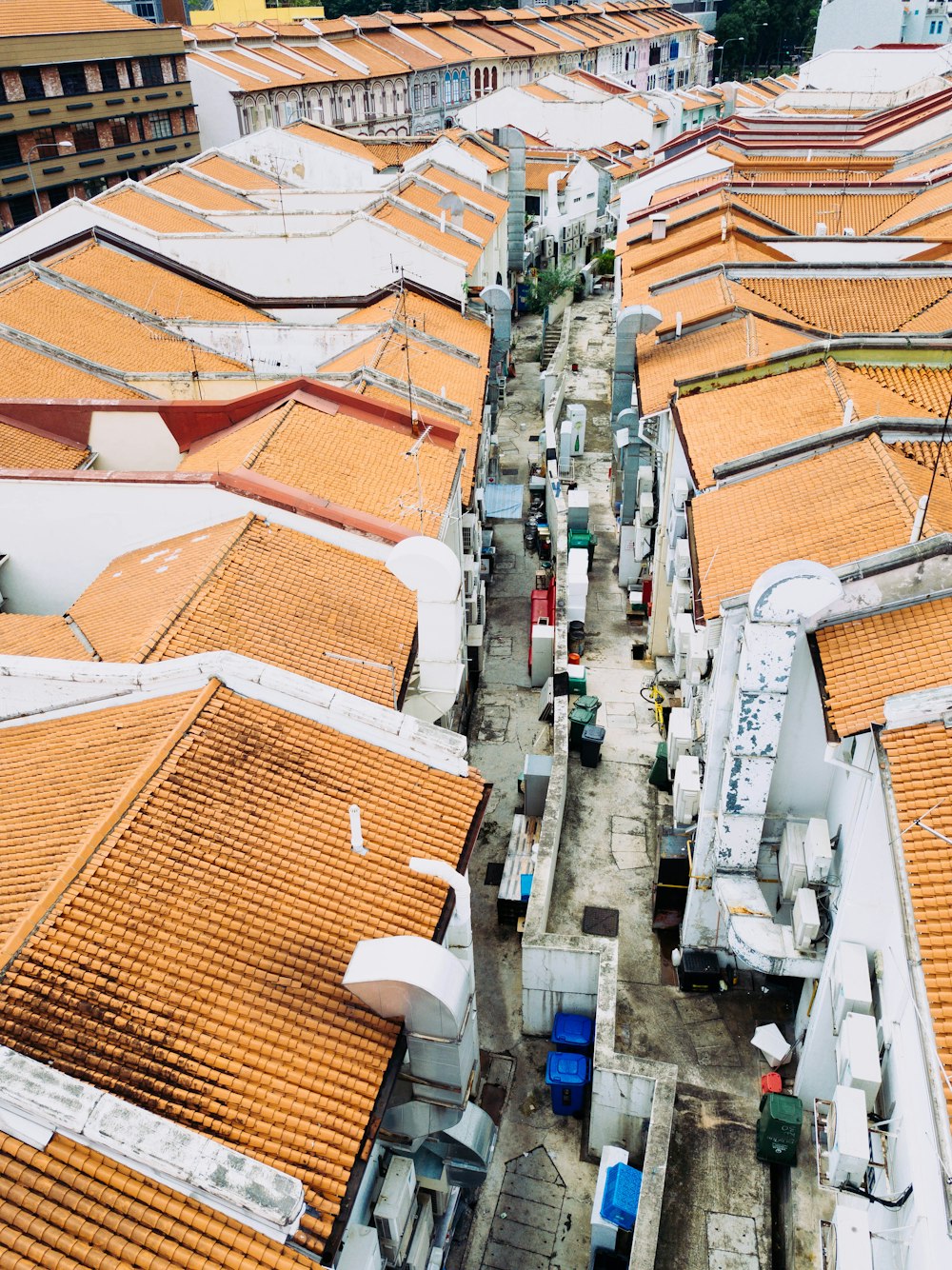 aerial photography of houses