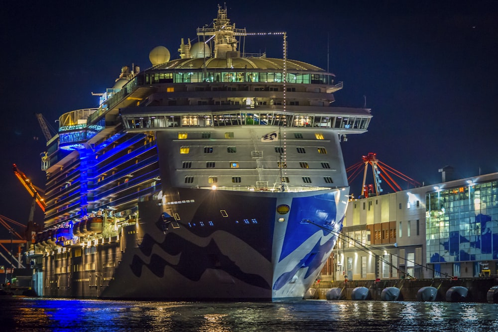 cruise ship dock on pier