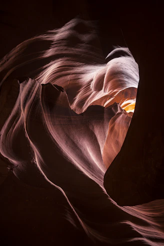 low angle photo of cliff