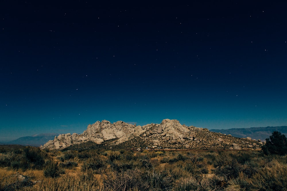 Fotografía de paisajes de formaciones rocosas