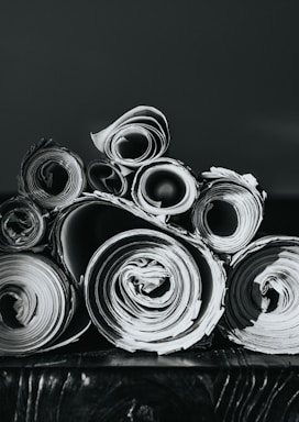 golden ratio for photo composition,how to photograph grayscale photo of rolled papers