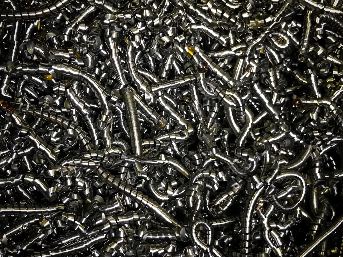 CNC-Drehen von Metallteilen