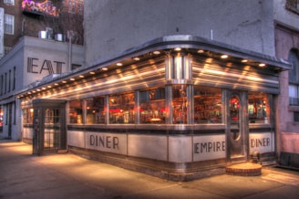 architectural photography of Empire diner