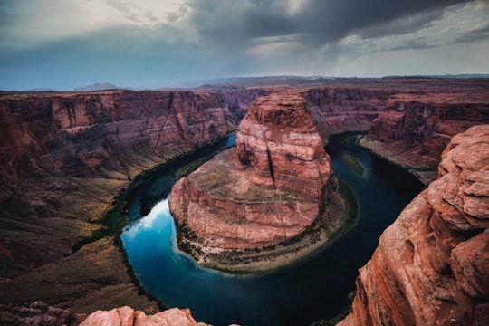 horseshoe bent river, Arizona in Glen Canyon National Recreation Area United States