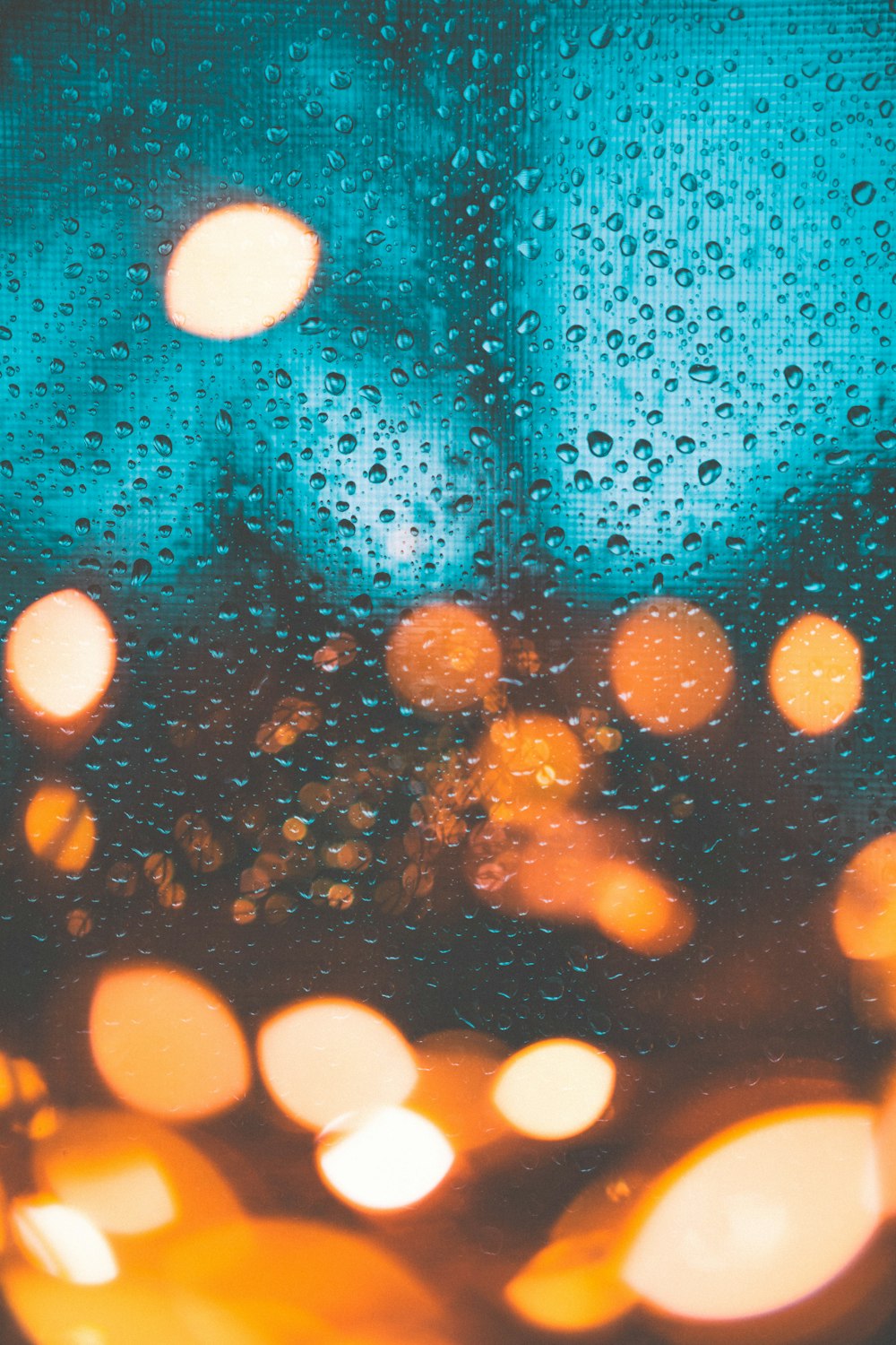 Fotografía macro de gotas de agua