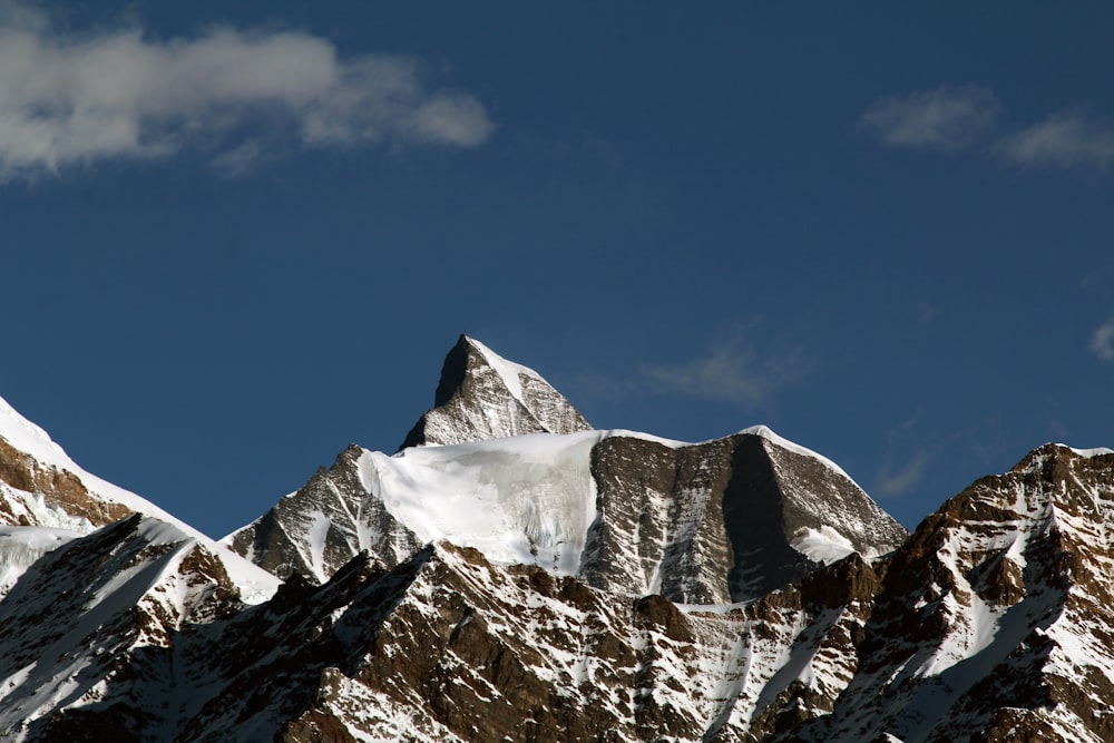 glacier mountain under blue sky