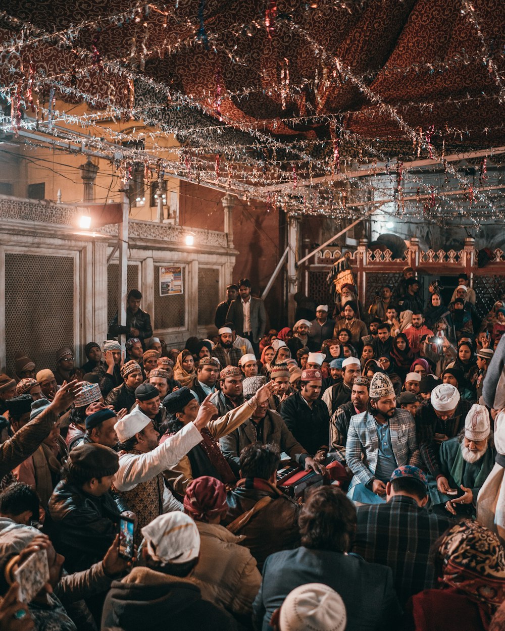 people gathering in room