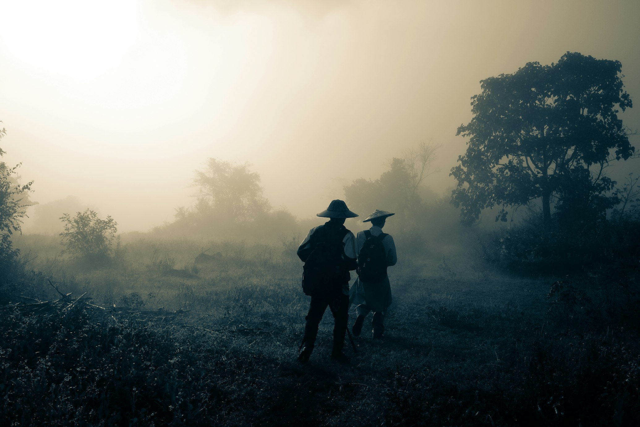 Hikers in Myanmar (Anthony Tuil via Unsplash)