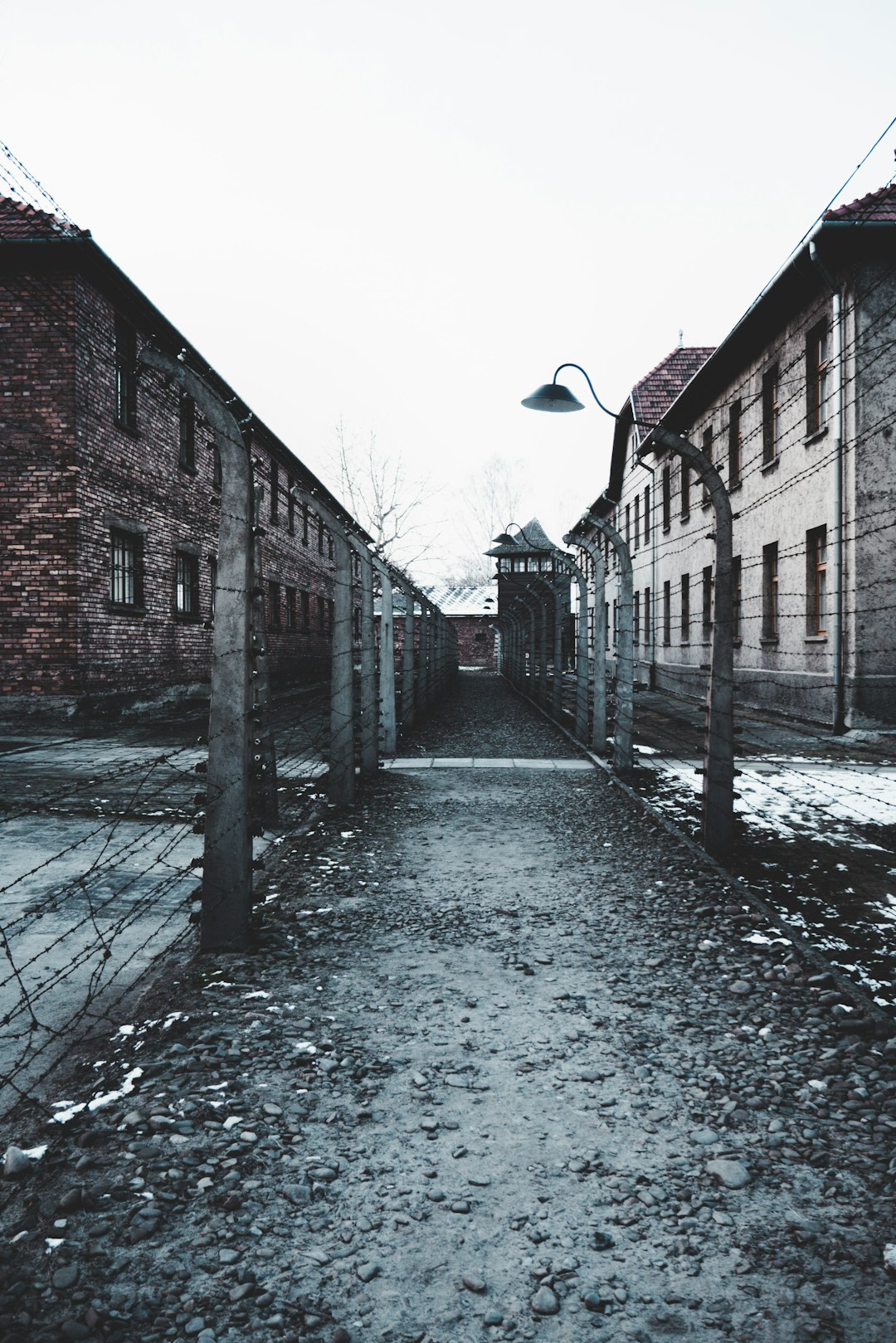 photo of Camp Birkenau Historical Gate Town near Auschwitz