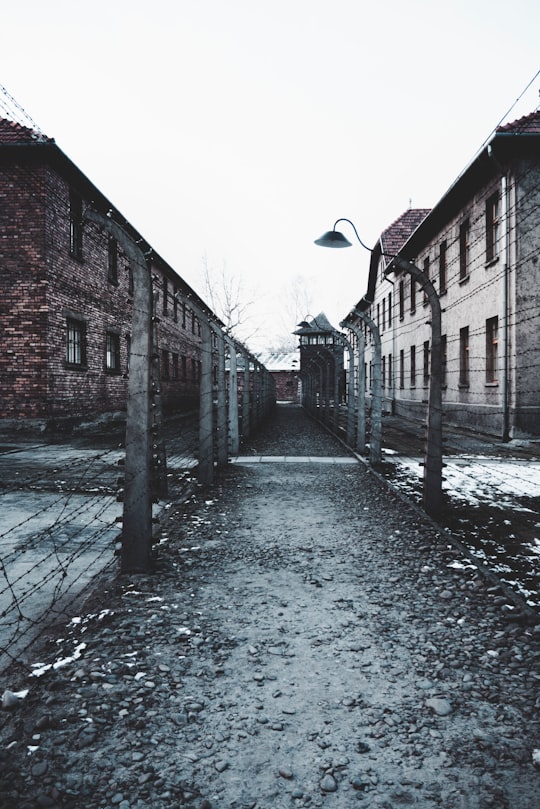photo of Camp Birkenau Historical Gate Town near Pszczyna