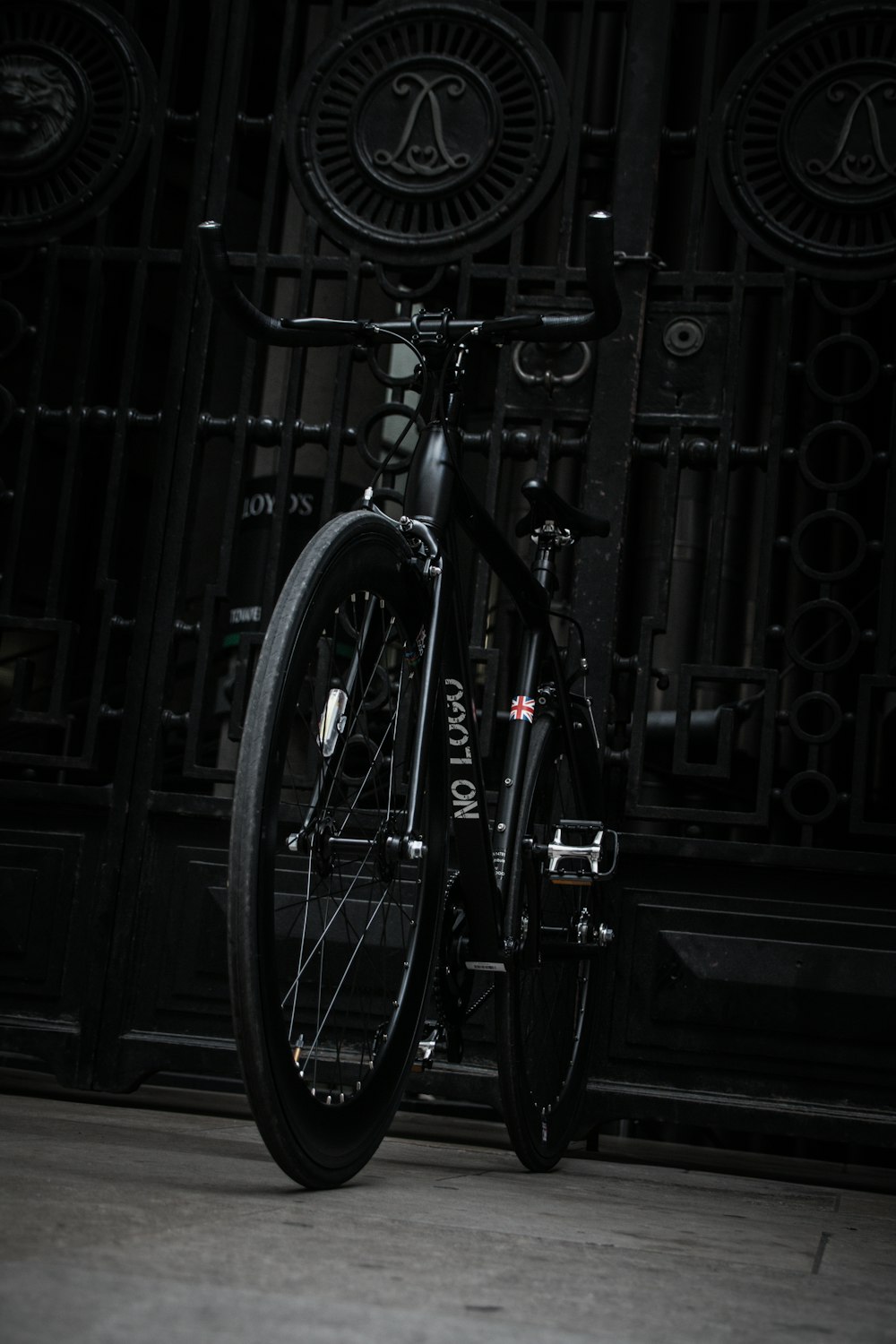 black road bike