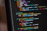 a computer screen with a bunch of code on it
