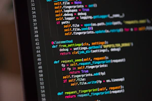 Frontend code on screen