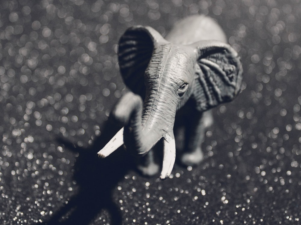 gray elephant figurine