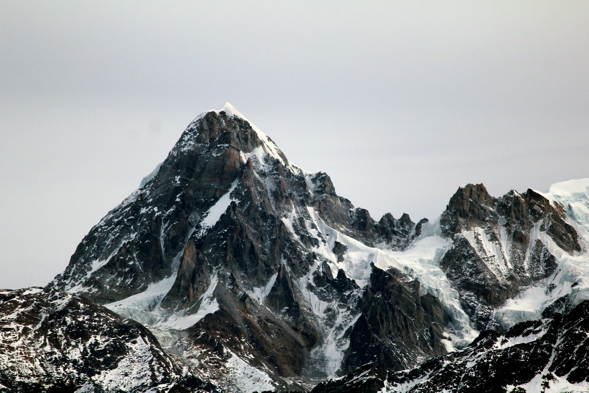 photo of mountain covered with snow