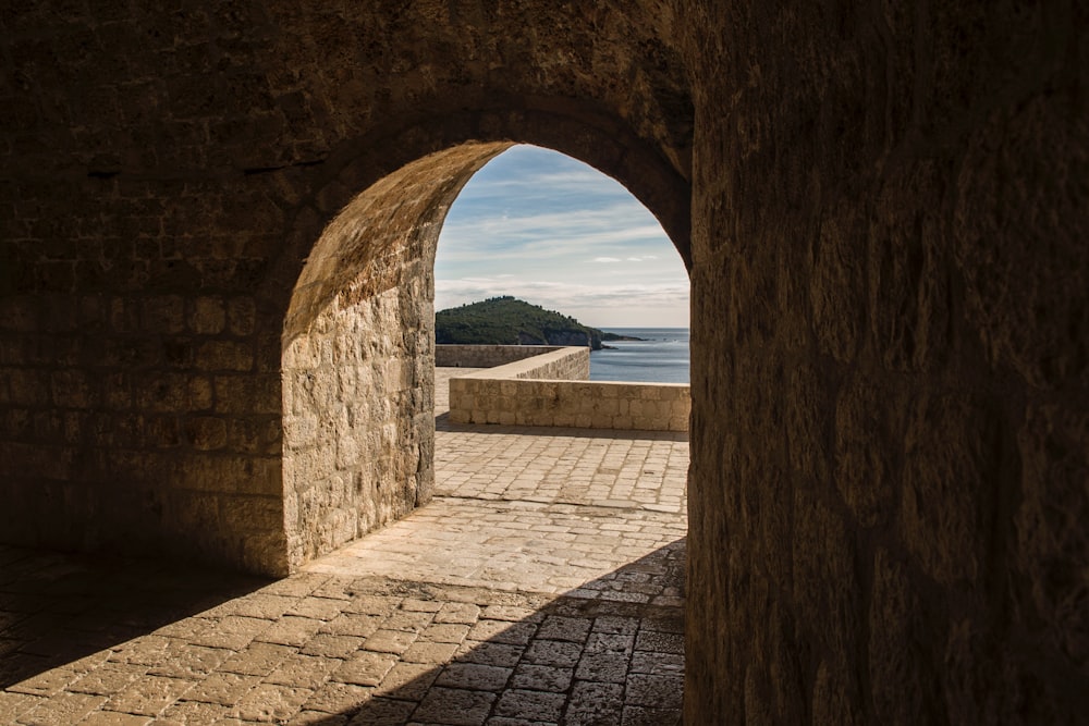 stone archway