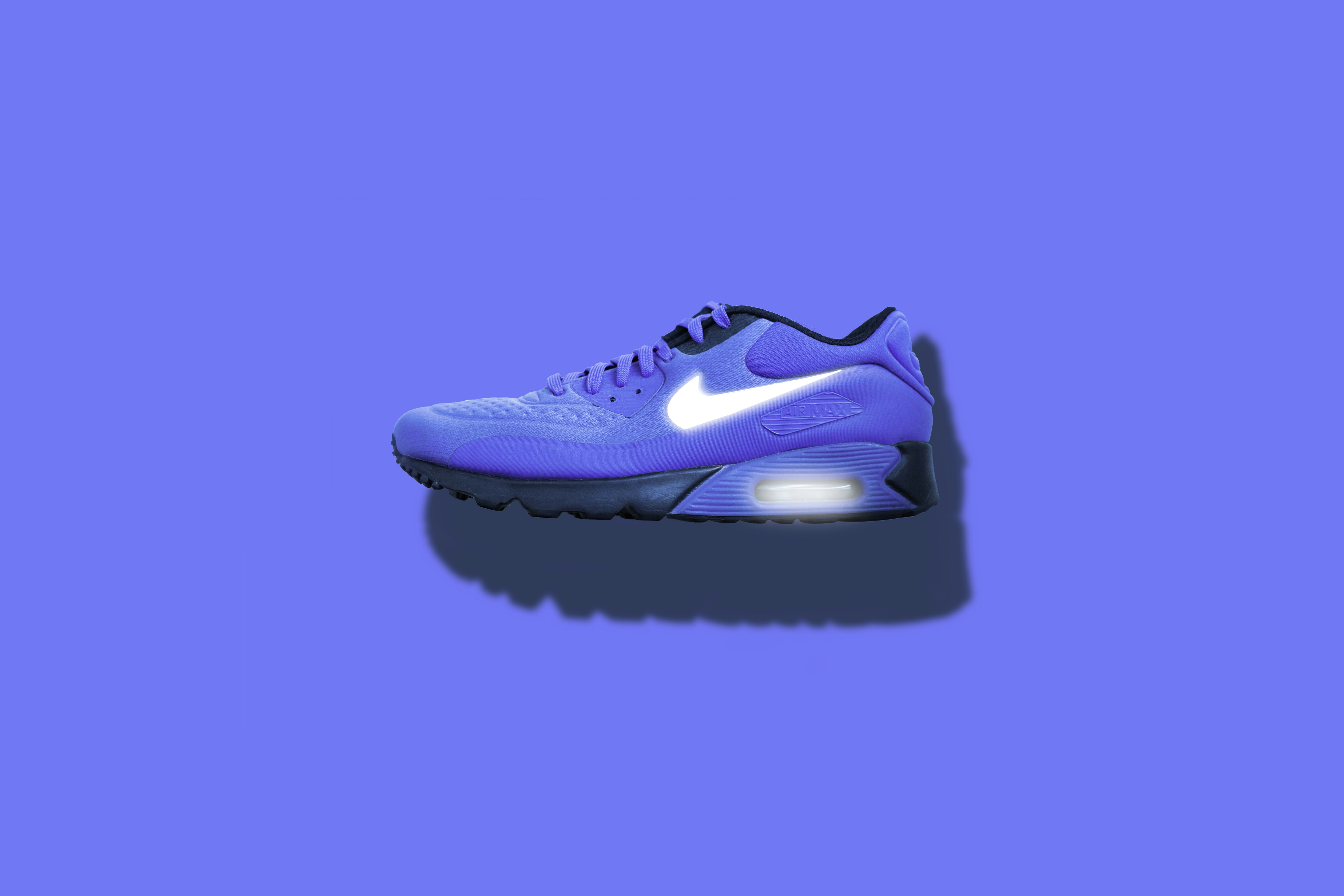 blue nike running