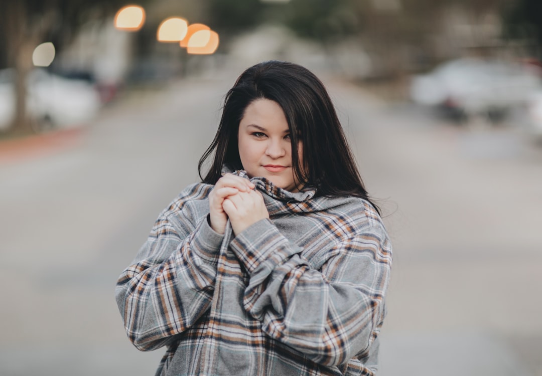 selective focus photography of woman