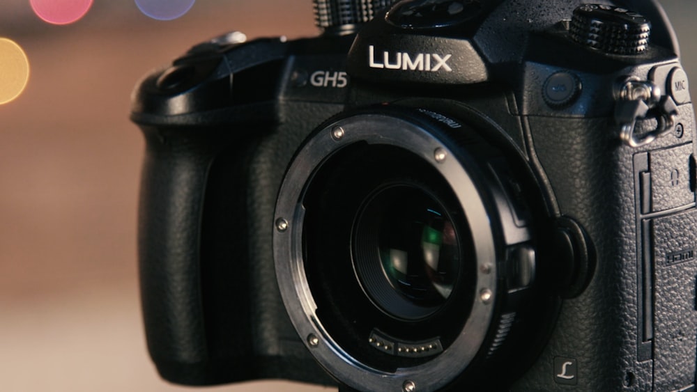 black Lumix GHS body camera