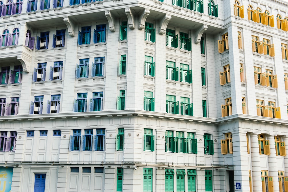 white concrete building