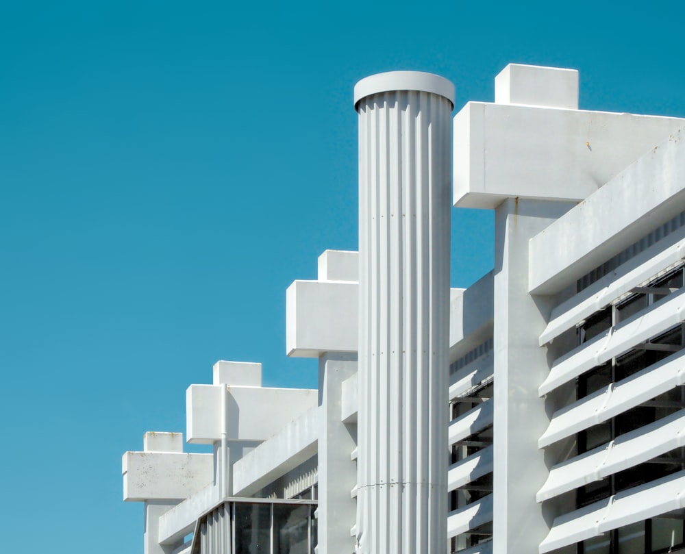 white concrete building