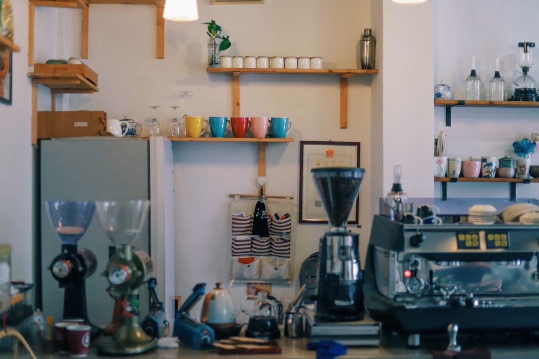 several assorted kitchen appliances