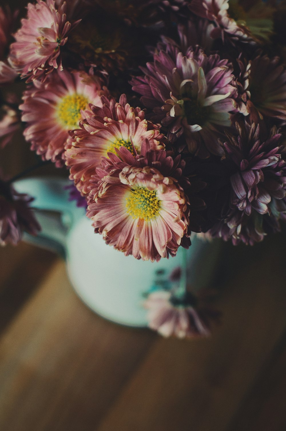 bokeh photography of purple bouquet