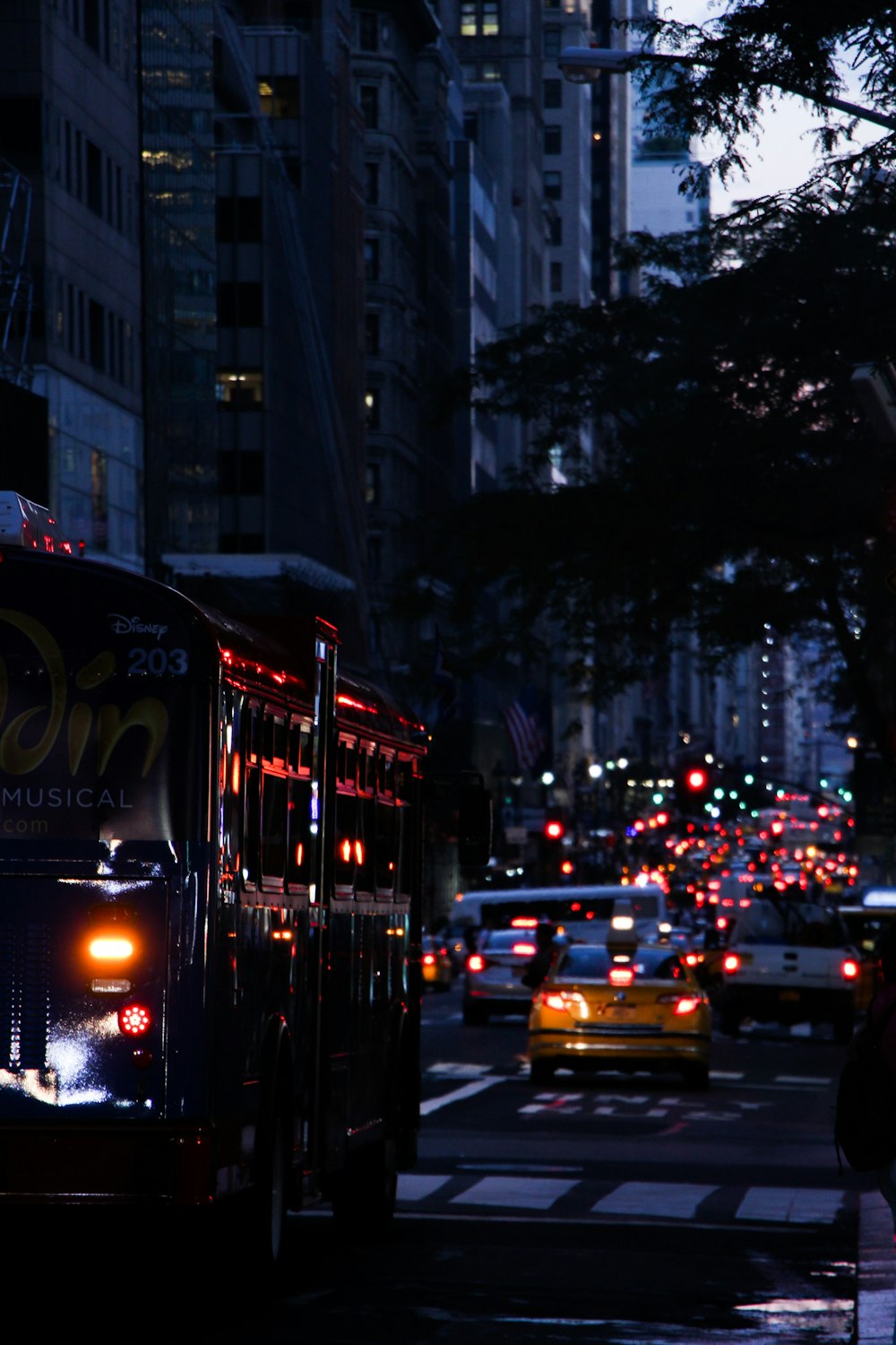 bus on road