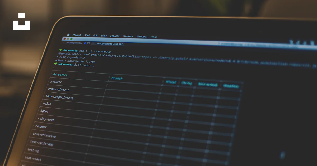 A computer screen with a program running on it photo – Free Dark Image ...