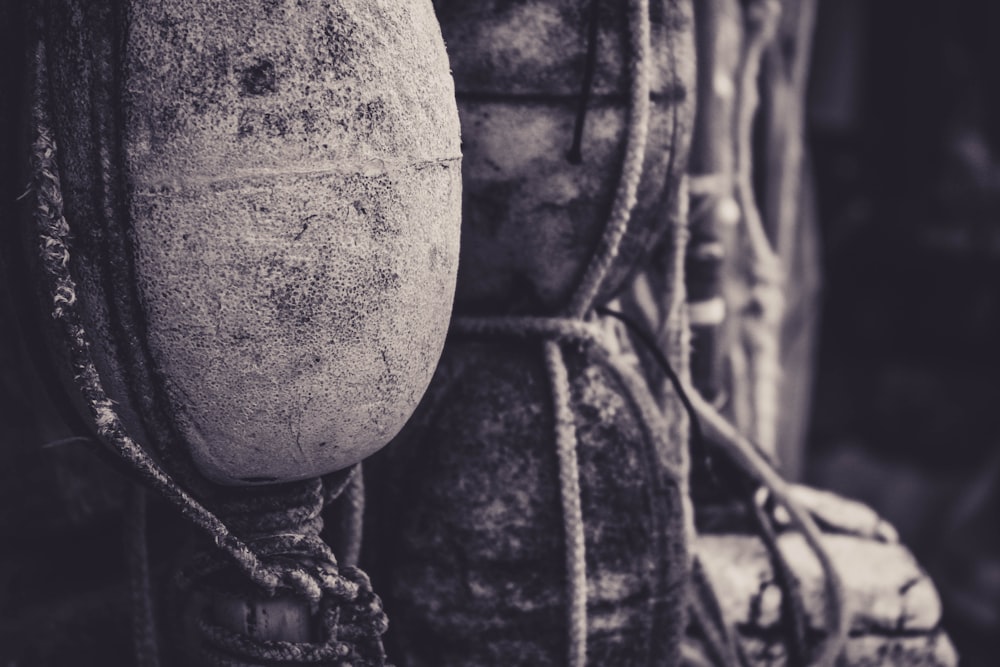 selective focus photography of buoy