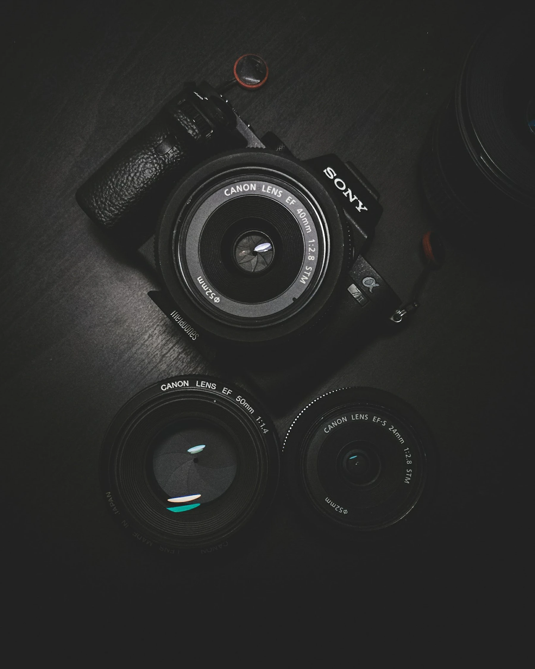Appareil photo — ambiance studio