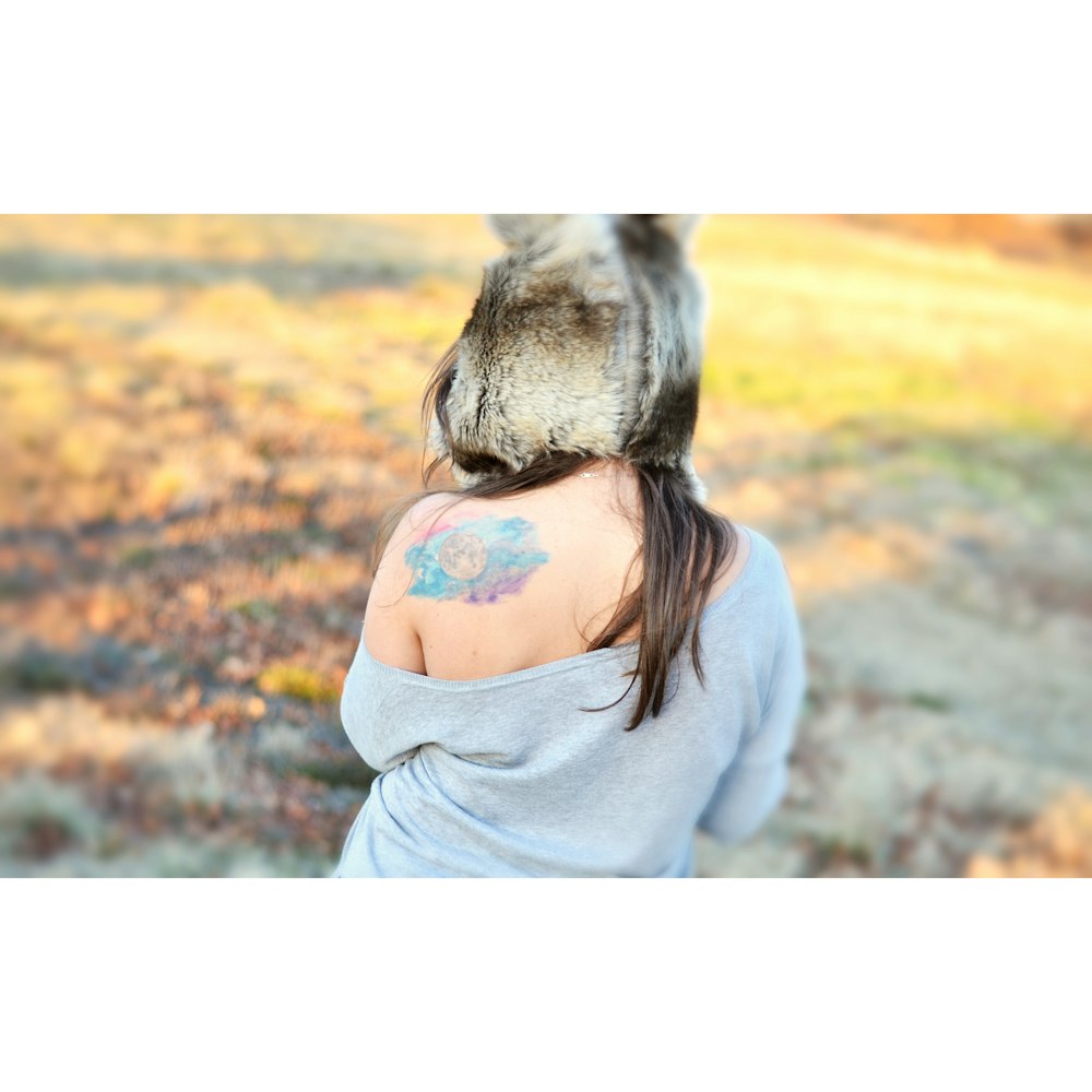 woman donkey head photoshop photo