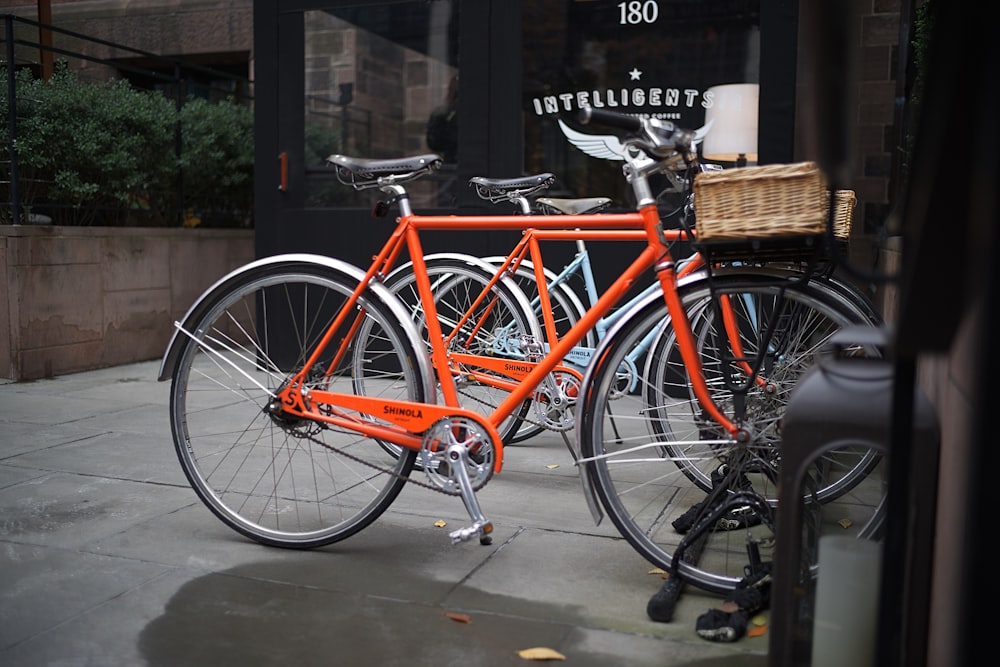 Vélos de ville orange